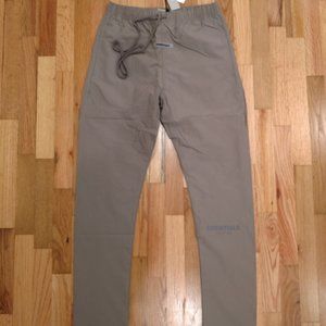 NWT Fear of God Essentials Cement Track Pants, XS